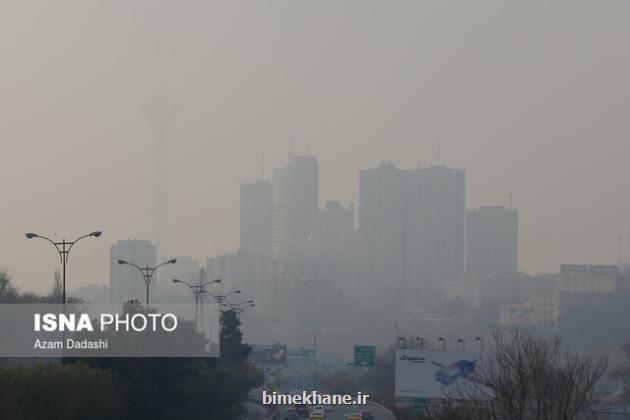 وضعیت هوای تهران در چهارمین روز آلودگی قرمز شد