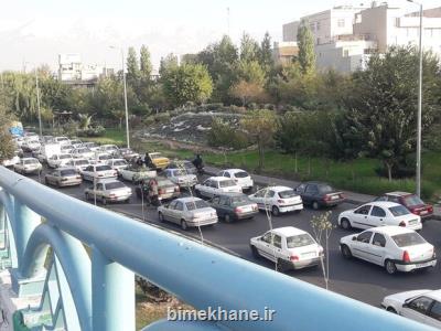 ترافیك سنگین در بیشتر معابر پایتخت حاكم است