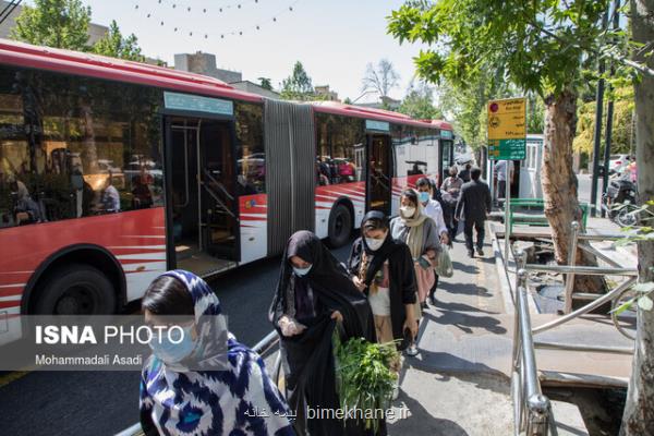 احتمال شروع واكسیناسیون رانندگان اتوبوس اواخر هفته آتی