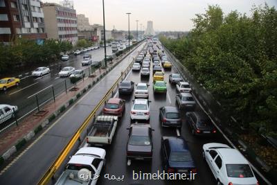 ترافیک سنگین صبحگاهی در بزرگراه های غربی تهران