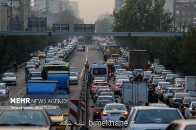 ترافیک سنگین در اغلب بزرگراه ها و آزادراه های پایتخت