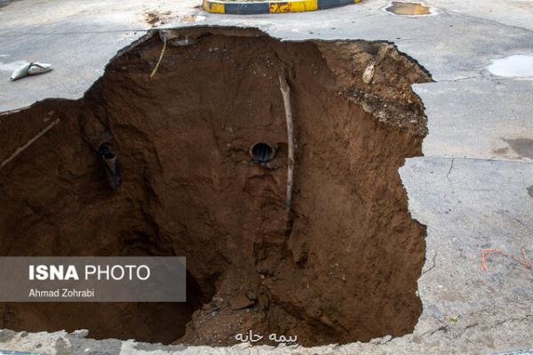 بررسی فرونشست های بزرگراه آزادگان