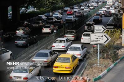 ترافیک سنگین صبحگاهی در اغلب معابر پایتخت