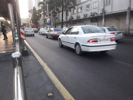 افزایش بار ترافیک در معابر شهر تهران