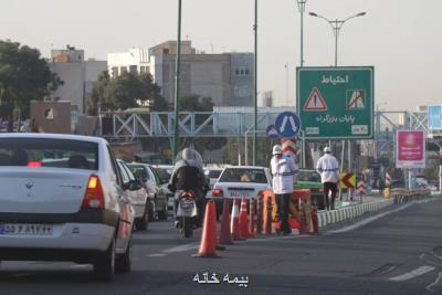 وضعیت ترافیک صبحگاهی تهران