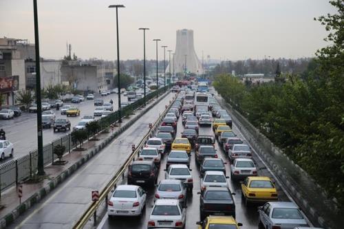 وضعیت ترافیکی صبحگاهی تهران