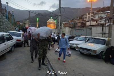 حضور سریع پلیس در مناطق سیل زده امامزاده داوود و کمک به سیل زدگان