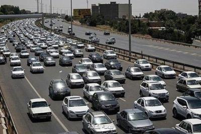 ترافیک سنگین در محورهای منتهی به مرز مهران
