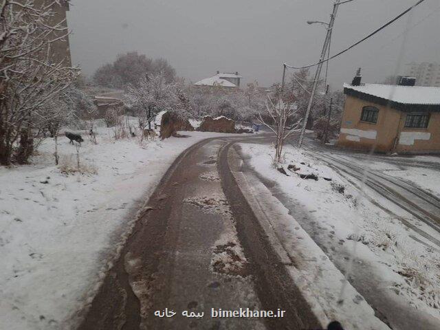 آماده باش نیروهای برف روب شهرداری منطقه یک از شب گذشته