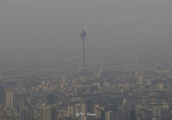هوای تهران قرمز شد، آلودگی هوا برای همه