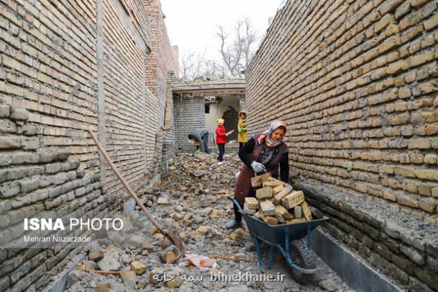 فونداسیون خانه های زلزله زده خوی ریخته شد