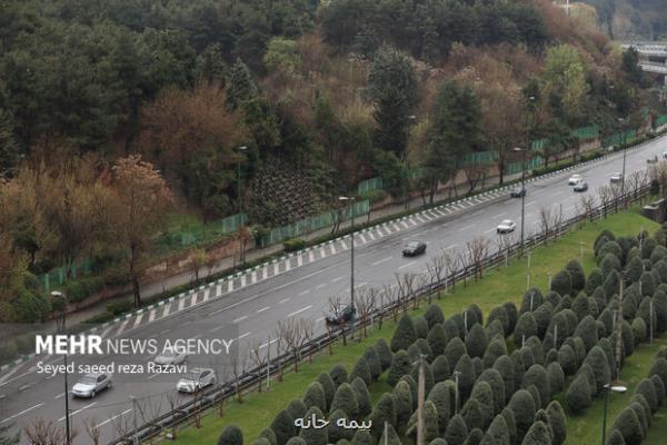 وضعیت تردد در معابر مختلف شهر تهران عادی و ترافیک روان است