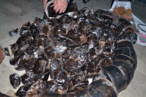 بلع 117 بسته تریاک توسط یک سوداگر مرگ در رباط کریم
