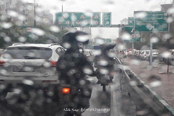 ترافیک پرحجم در 6 بزرگراه تهران
