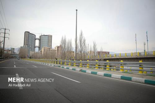 خیابان های خلوت پایتخت و احتمال افزایش تصادفات