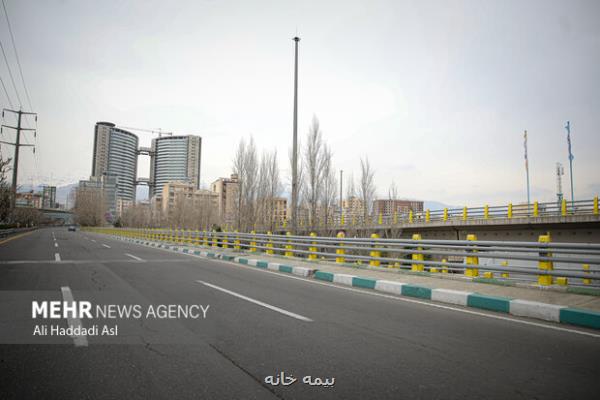 خیابان های خلوت پایتخت و احتمال افزایش تصادفات