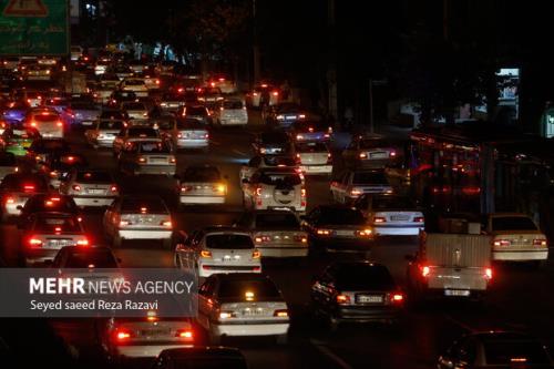 افزایش ترافیک عصرگاهی در معابر و بزرگراه های تهران