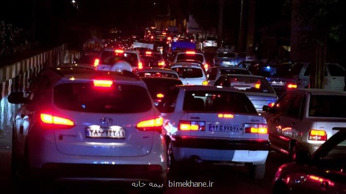 ترافیک سنگین در محور هراز