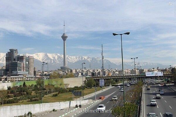 ترافیک عادی و روان در معابر و بزرگراه های پایتخت