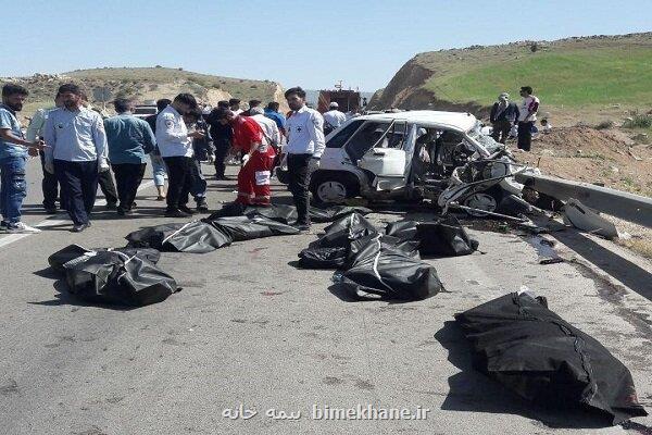 تصادف مرگبار جاده ای در ایلام با ۸ کشته
