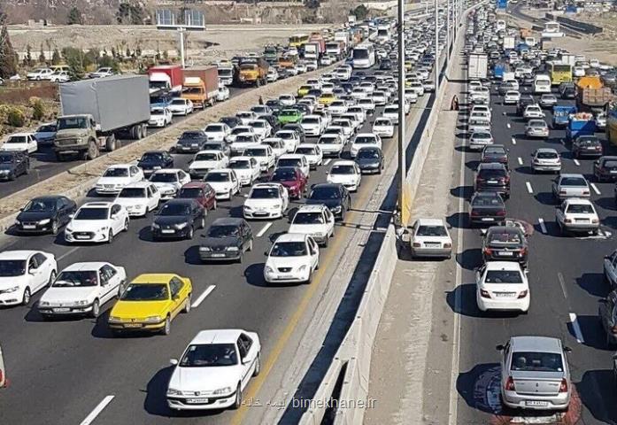 آخرین وضعیت ترافیکی و تردد در معابر و بزرگراه های پایتخت