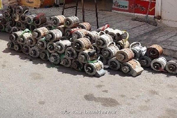 دستگیری سارق حرفه ای دینام کولرهای آبی در باقرشهر