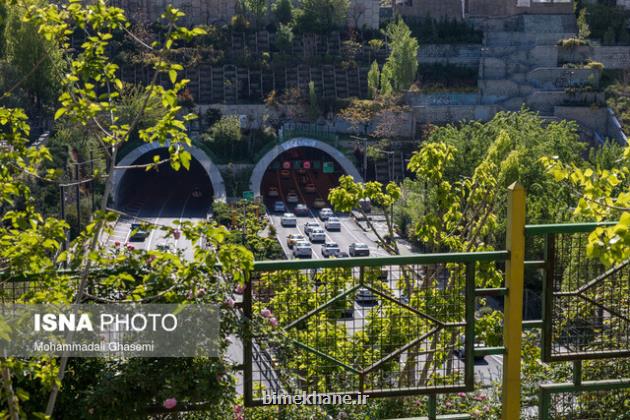 باند شمالی تونل رسالت و باند جنوبی تونل شهدای غزه امشب مسدود است