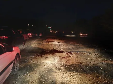 تصادف زنجیره ای 16خودرو در بزرگراه امام علی(ع) به علت نشت گازوئیل