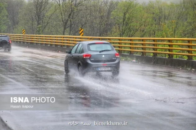 بارندگی باران و برف در ۱۸ استان