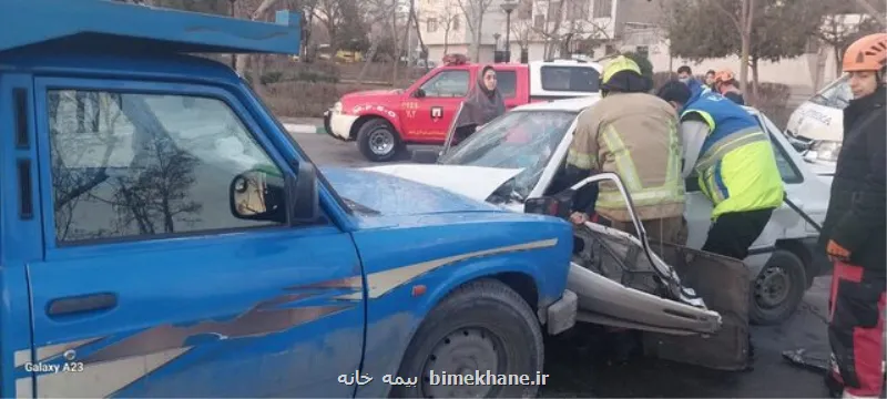 تصادف سرویس مدرسه در مشهد