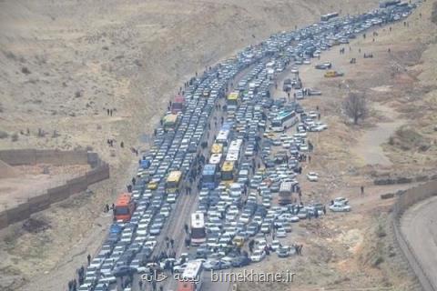 گزارش وضعیت ترافیكی جاده های كشور در روز اربعین