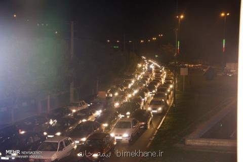 ترافیك سنگین در هراز و فیروزكوه
