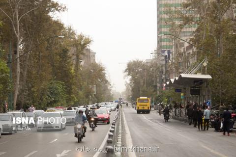 افزایش غلظت آلاینده های هوا در تهران از فردا