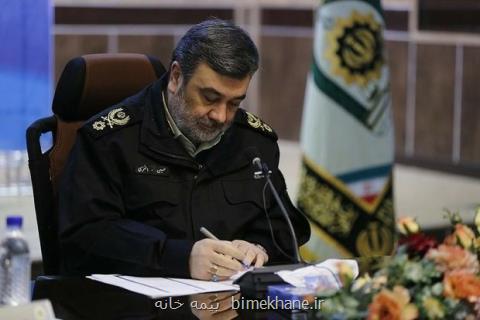 پیام تسلیت فرمانده ناجا به فرمانده سپاه پاسداران انقلاب اسلامی