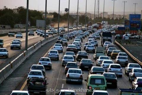 ترافیك نیمه سنگین در محور فیروزكوه، هراز پرحجم