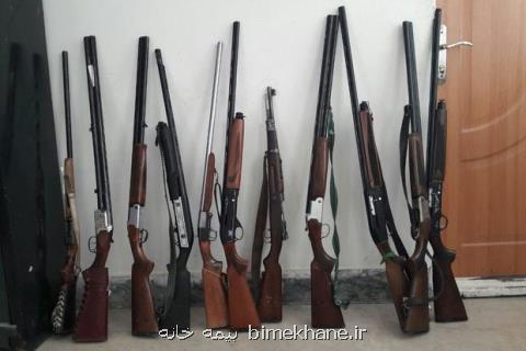كشف ۴۳ قبضه سلاح غیرمجاز در آبادان
