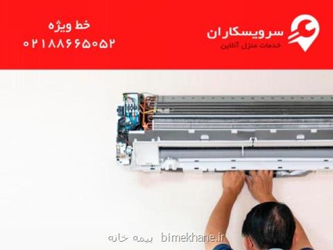 تعمیر انواع كولر گازی در تهران توسط مجموعه سرویسكاران