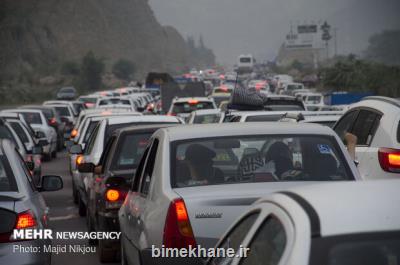 ترافیك سنگین در محور شهریار_تهران