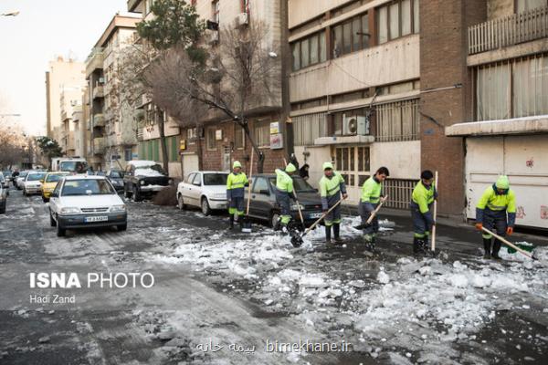 درخواست شهرداری از تهرانی ها برای كمك به برف روبی معابر فرعی