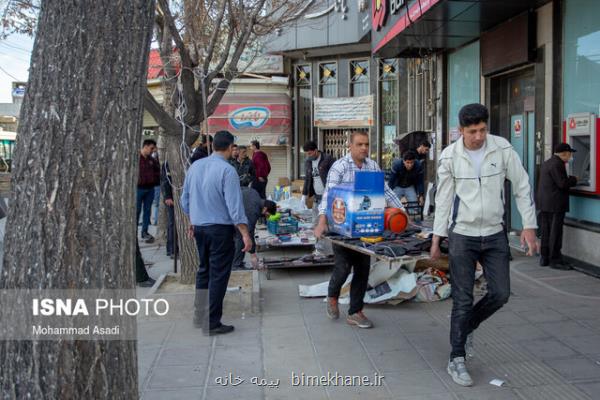 بساط دستفروشان اراك جمع شد