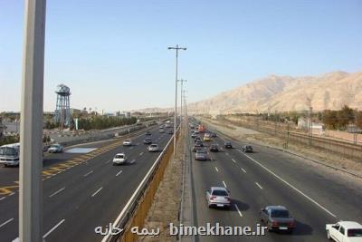 ترافیك سنگین در آزادراه قزوین-رشت