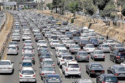 حجم ترافیك در معابر پایتخت زیاد است